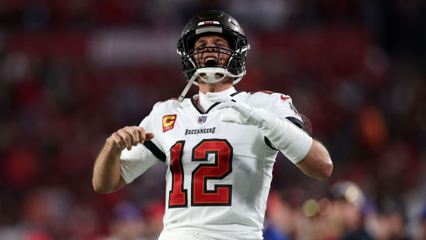 Tom Brady grita